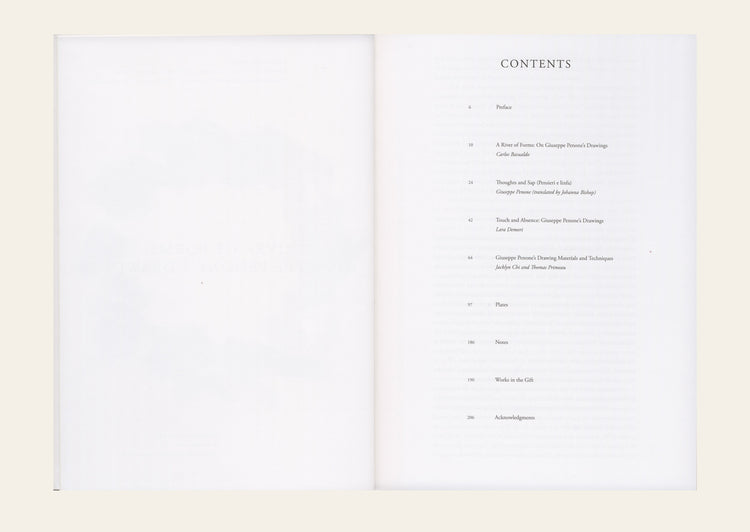 River of Forms : Giuseppe Penone's Drawings