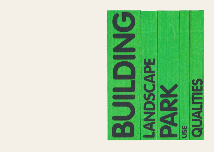 Landscape for Architects / Landscape, Park, Building, Qualities, Use - Gabrielel G. Kiefer, Anika Neubauer