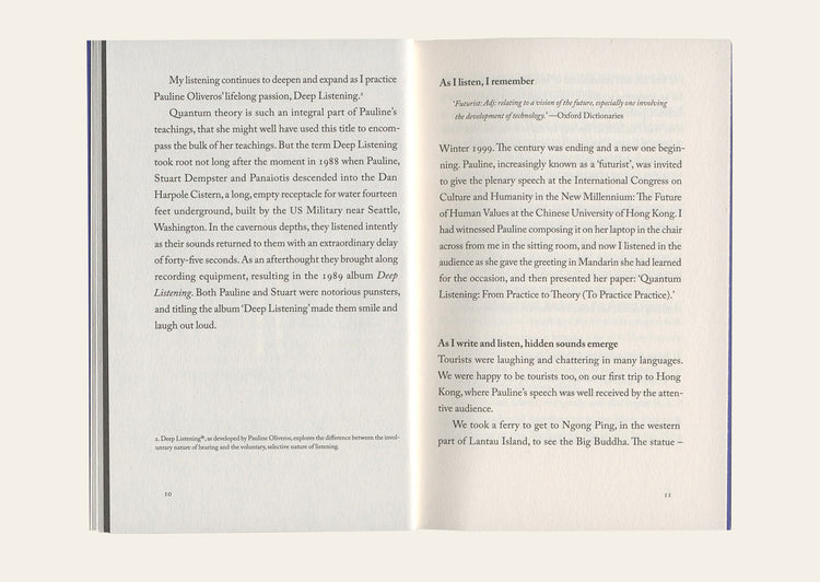 Quantum Listening - Pauline Oliveros