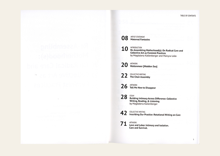 Re-Assembling Motherhood(s): On Radical Care and Collective Art as Feminist Practices