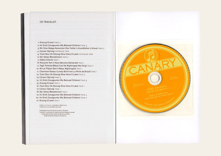 Zabelle Panosian: I Am Servant of Your Voice - Harout Arakelian / Harry Kezelian / Ian Nagoski