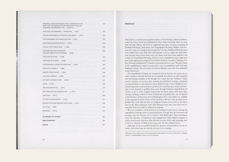 Robert Smithson: The Collected Writings