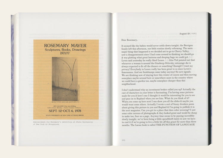 The Letters of Rosemary and Bernadette Mayer: 1976-1980