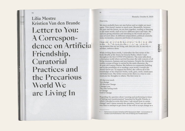 In these circumstances: On collaboration, performativity, self-organisation and transdisciplinarity in research-based practices