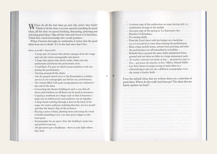 Moments Before the Wind. Notes on Scenography - Jozef Wouters