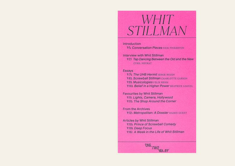 Whit Stillman: Not so long ago