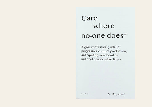 Freek Lomme – Care where no one does