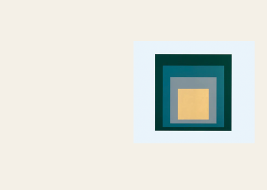 Josef Albers: Notecard and Envelope