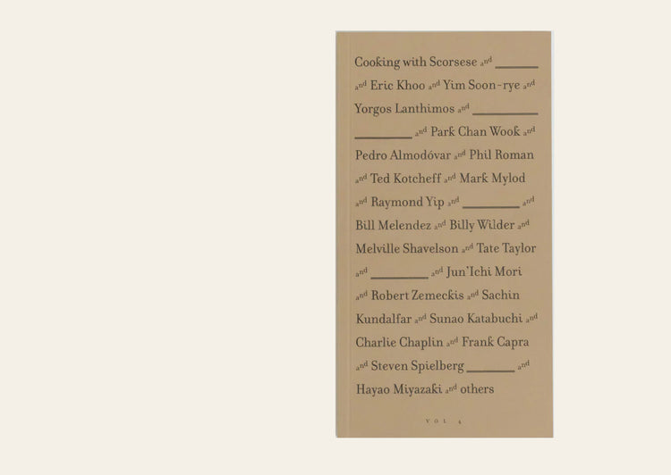 Cooking With Scorsese vol. 4