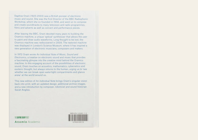 Daphne Oram: An Individual Note of Music, Sound and Electronics