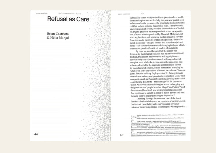 Green Archiving: Imaginaries of Archival Futures Annet Dekker