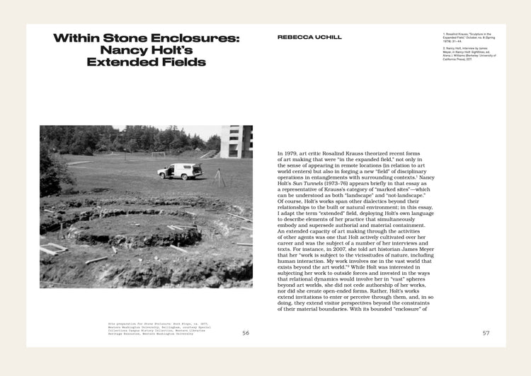 Stone Enclosure: Rock - Nancy Holt