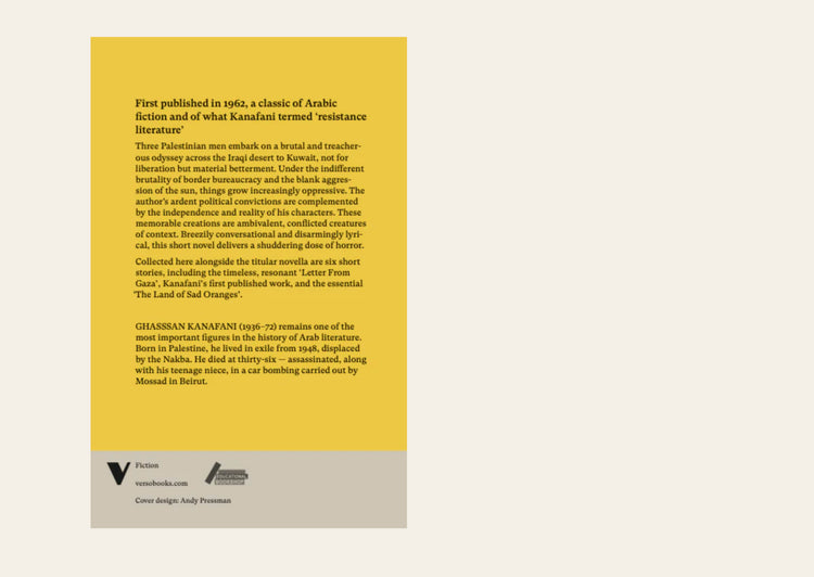 Men in the Sun and Other Palestinian Stories - Ghassan Kanafani