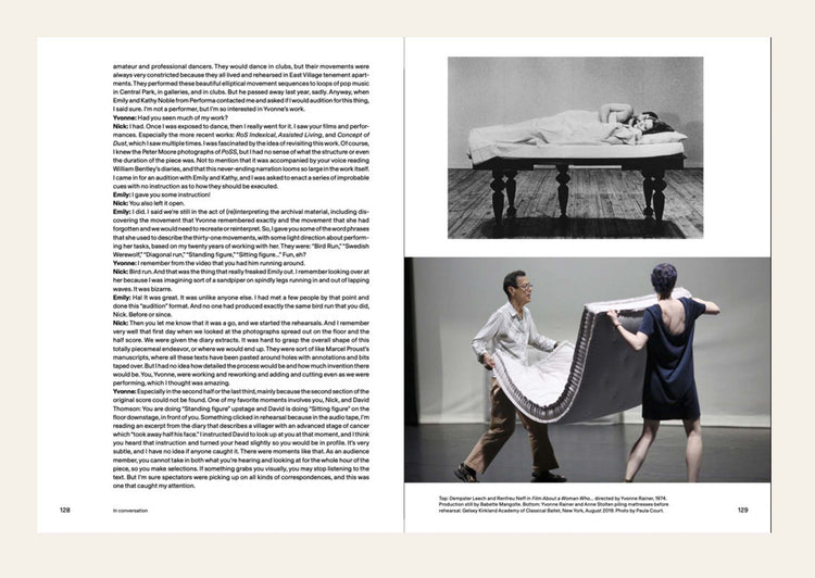 Remembering a Dance Part of Some Sextets 1965/2019: Yvonne Rainer. Emily Coates, Nick Mauss