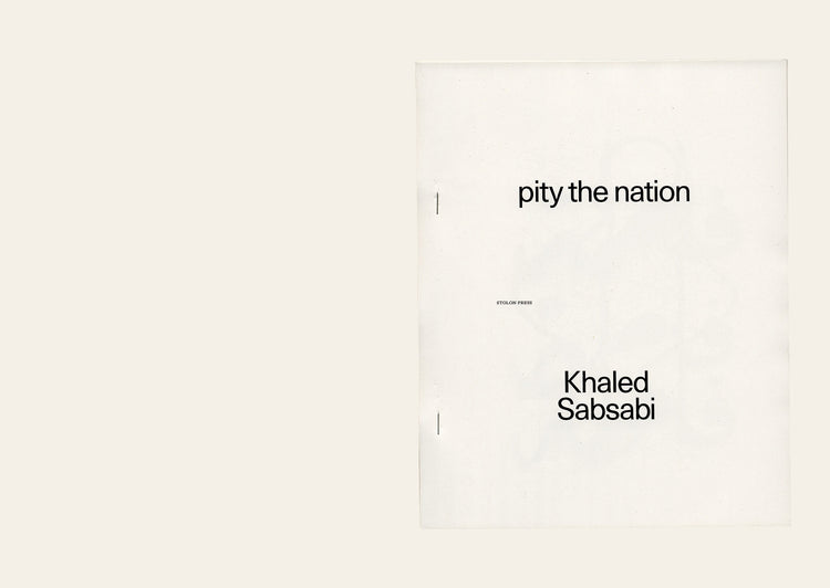 Pity the nation - Khaled Sabsabi