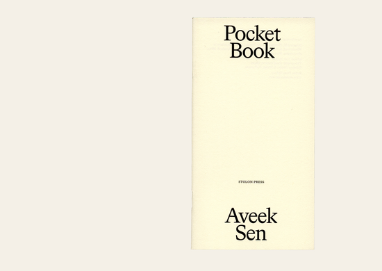 Pocket Book - Aveek Sen