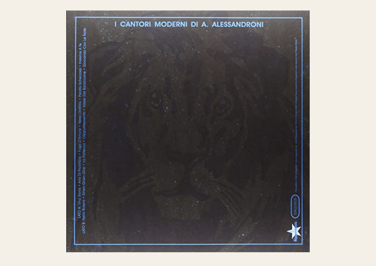 Alessandro Alessandroni: I Cantori Moderni Di A. Alessandroni LP Limited Edition