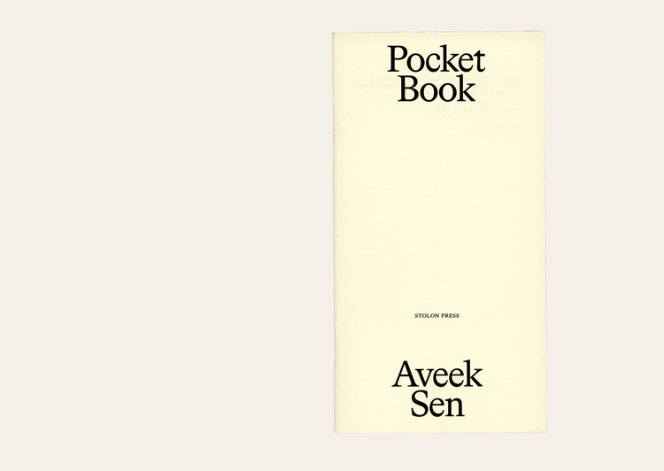 Pocket Book - Aveek Sen