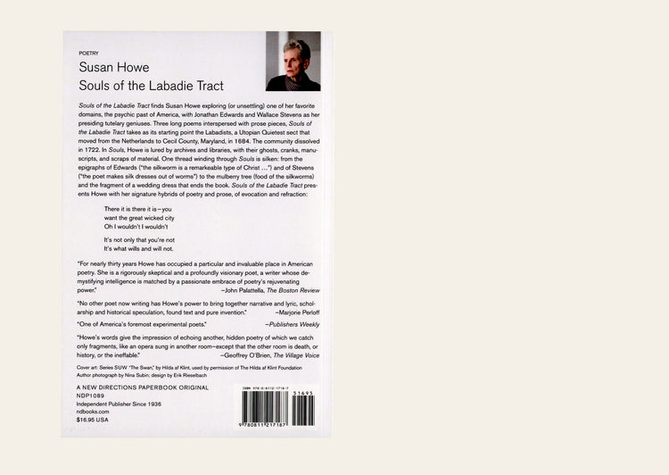 Souls Of The Labadie Tract - Susan Howe
