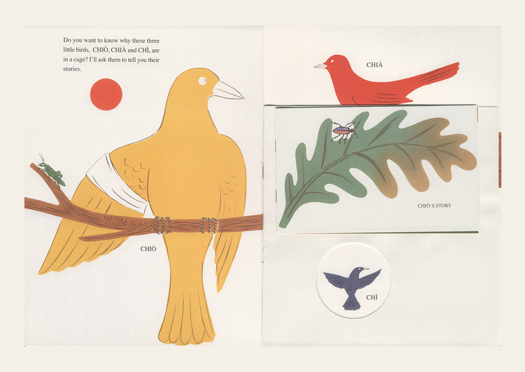 A tale of three little birds - Bruno Munari